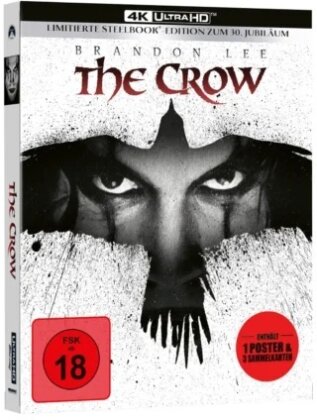The Crow (1994) (Édition 30ème Anniversaire, Édition Collector Limitée, Steelbook, 4K Ultra HD + Blu-ray)