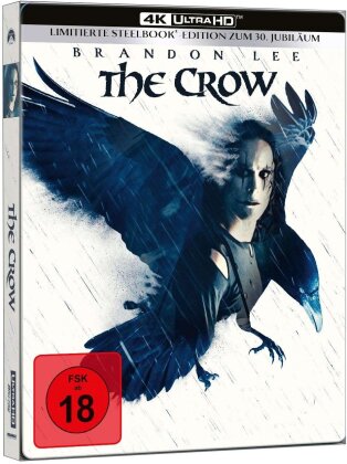 The Crow (1994) (Edizione Limitata 30° Anniversario, Steelbook, 4K Ultra HD + Blu-ray)