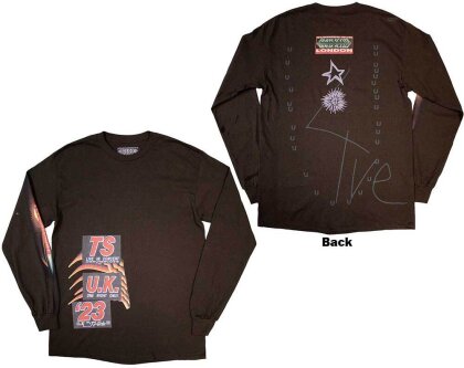 Travis Scott Unisex Long Sleeve T-Shirt - Summer Run 2023 London (Back Print & Ex-Tour)