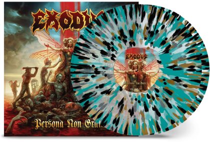 Exodus - Persona Non Grata (2024 Reissue, Nuclear Blast, Clear Gold Black Turquoise Splatter Vinyl, 2 LPs)