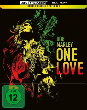 Bob Marley: One Love (2024) (Édition Limitée, Steelbook, 4K Ultra HD + Blu-ray)