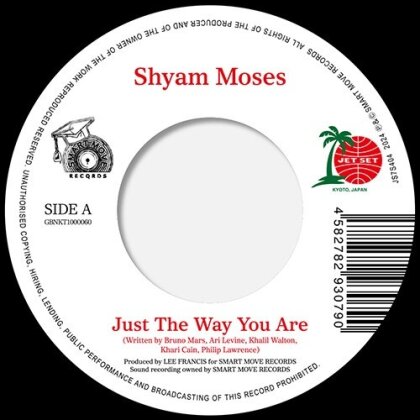 Shyam Moses - Just The Way You Are / The Lazy Song (7" Single)