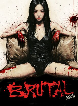 Brutal (2017) (Cover E, Limited Edition, Mediabook, Uncut, Blu-ray + DVD)