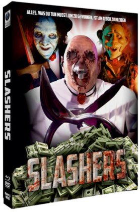 Slashers (2001) (Cover C, Édition Limitée, Mediabook, Blu-ray + DVD)
