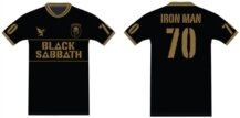 Black Sabbath: Nsd Iron Man - Rock FC Football Shirt