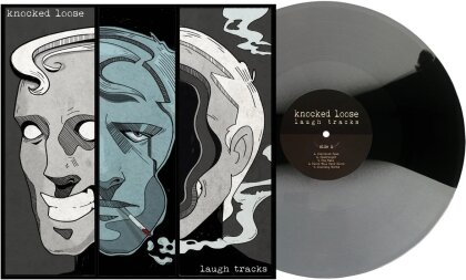 Knocked Loose - Laugh Tracks (2024 Reissue, Silver/Black Tri-Stripe Vinyl, LP)
