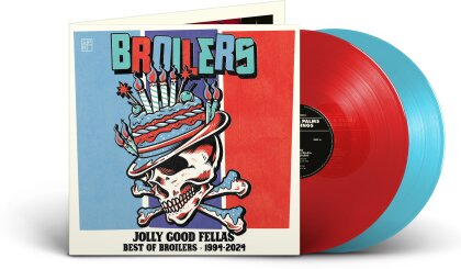 Broilers - Jolly Good Fellas – Best of Broilers 1994 - 2024 (Gatefold, limitiert & nummeriert, Transparent Red/Transparent Curacao Vinyl, 2 LP)