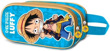 Trousse - Double - SD Luffy - One Piece - 22 cm