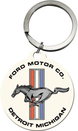 Ford Mustang - Horse & Stripes Schlüsselanhänger