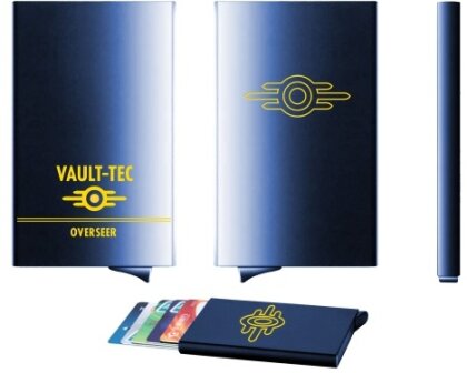 Fallout Credit Card Holder "Overseer" Blue