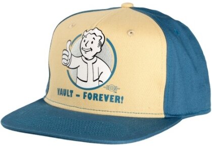 Fallout Snapback "Vault Forever" Blue/Yellow