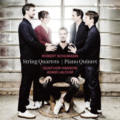 Quatuor Hanson, Robert Schumann (1810-1856) & Adam Laloum - String Quartets/Piano Quintet (2 CDs)