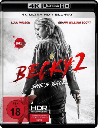 Becky 2 - She's Back (2023) (Uncut, 4K Ultra HD + Blu-ray)