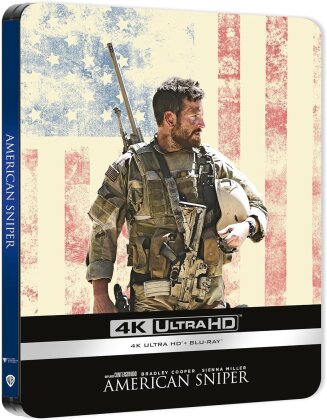 American Sniper (2014) (Limited Edition, Steelbook, 4K Ultra HD + Blu-ray)