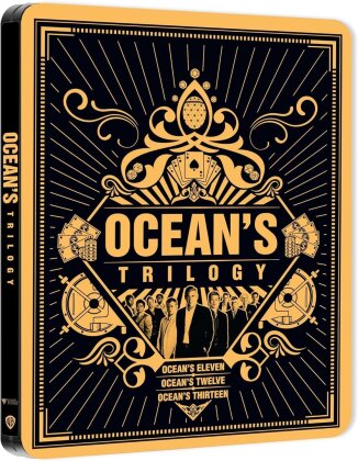 Ocean's Trilogy (Édition Limitée, Steelbook, 3 4K Ultra HDs + 3 Blu-ray)