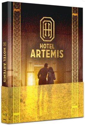 Hotel Artemis (2018) (Cover W, Wattiert, Edizione Limitata, Mediabook, 4K Ultra HD + Blu-ray)
