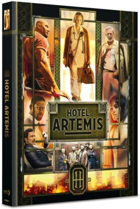 Hotel Artemis (2018) (Cover C, Édition Limitée, Mediabook, 4K Ultra HD + Blu-ray)
