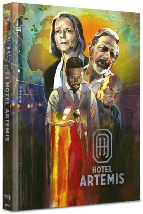 Hotel Artemis (2018) (Cover B, Edizione Limitata, Mediabook, 4K Ultra HD + Blu-ray)