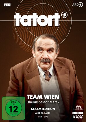 Tatort - Team Wien: Oberinspektor Marek - Alle 16 Fälle (Gesamtedition, 8 DVDs)