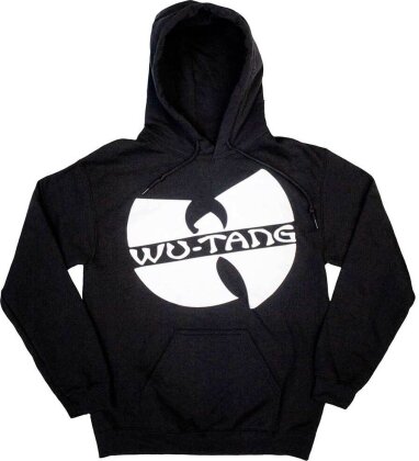 Wu-Tang Clan Unisex Pullover Hoodie - Slanted Logo Mono - Taille S
