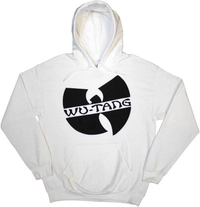 Wu-Tang Clan Unisex Pullover Hoodie - Slanted Logo Mono - Taille S