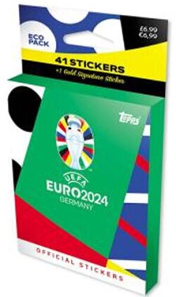 Topps UEFA EURO 2024 Sticker Eco Pack
