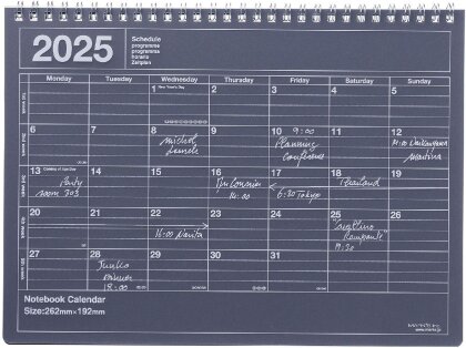 MARK'S 2025 Tischkalender M - Black