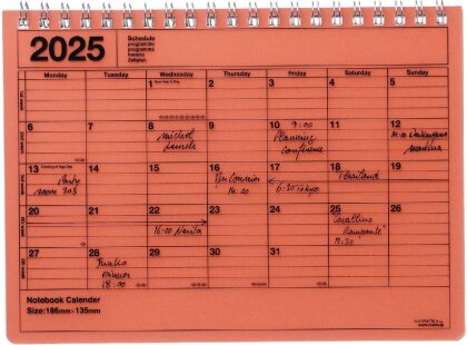 MARK'S 2025 Tischkalender S - Orange