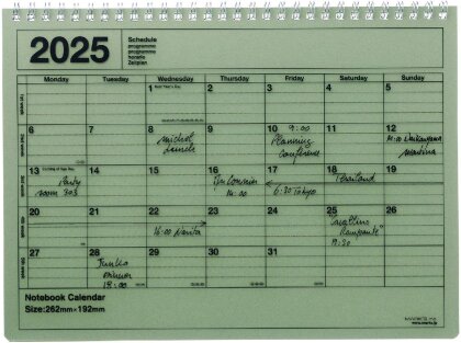 MARK'S 2025 Tischkalender M - Khaki