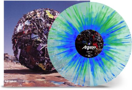 Anthrax - Stomp 442 (2024 Reissue, Nuclear Blast, Clear Blue Green Splatter Vinyl, LP)