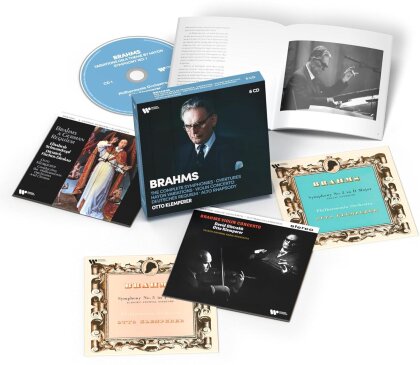 Johannes Brahms (1833-1897) & Otto Klemperer - Symphonies, Violon Concerto (6 CD)