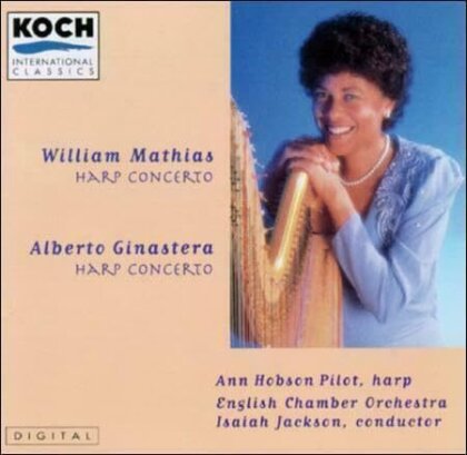 William Mathias (1934-1992), Alberto Ginastera (1916-1983), Isaiah Jackson, Ann Hobson Pilot & English Chamber Orchestra - Harp Concertos