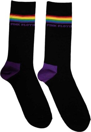 Pink Floyd Unisex Ankle Socks: Prism Stripes (UK Size 6 - 11) - Taille UK Size 6 - 11