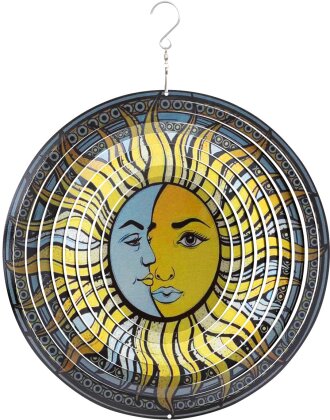 Windspiel Metall Sun & Moon - Hängewindspiel, Ø 30 cm,