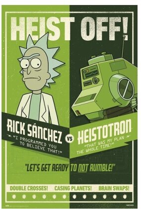Poster - Heist off - Rick and Morty