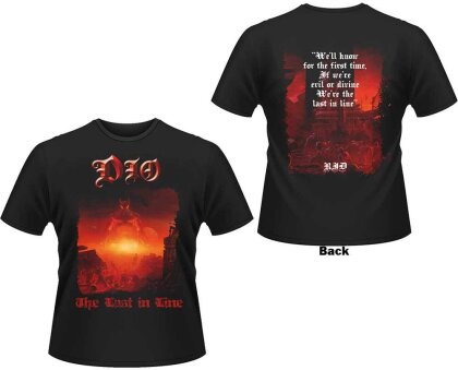 Dio Unisex T-Shirt - Last In Line (Back Print)