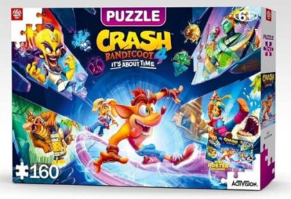 Merc Puzzle Kids Crash Bandicoot 4 160 Teile It's About Time