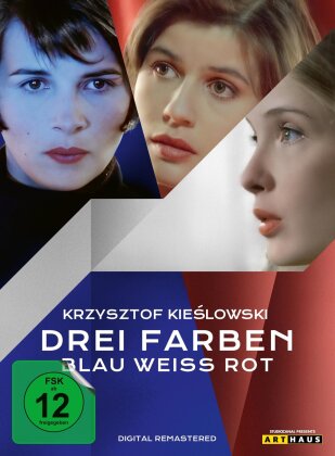Drei Farben - Blau, Weiss, Rot (Neuauflage, Remastered, 4 DVDs)