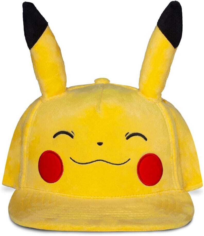 Pokemon Snapback Cap Smiling Pikachu