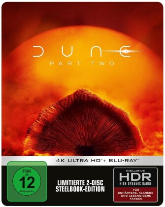 Dune - Part 2 (2024) (Edizione Limitata, Steelbook, 4K Ultra HD + Blu-ray)