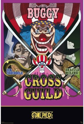 Poster - Cross Guild - One Piece - roulé filmé - 91.5 cm