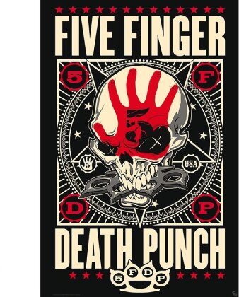 Poster - Knucklehead - Five Finger death punch - roulé filmé - 91.5 cm