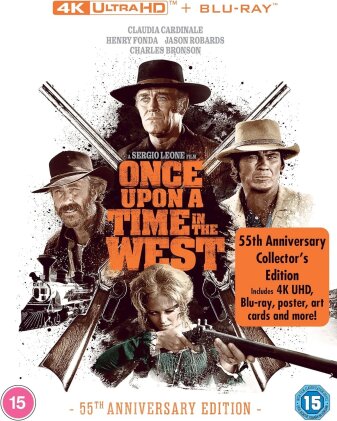 Once Upon a Time in the West (1968) (55th Anniversary Edition, Limited Collector's Edition, Restaurierte Fassung, 4K Ultra HD + Blu-ray)