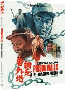 Prison Walls - Abashiri Prison 1-3 (The Masters of Cinema Series, Édition Collector Spéciale, Version Restaurée, 3 Blu-ray)