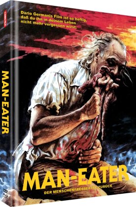 Man-Eater - Der Menschenfresser ist zurück (2022) (Cover E, Édition Limitée, Mediabook, Blu-ray + DVD)