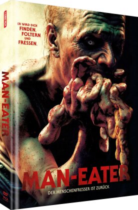 Man-Eater - Der Menschenfresser ist zurück (2022) (Cover C, Édition Limitée, Mediabook, Blu-ray + DVD)