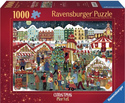 Puzzle Weihnachtsmarkt - 1000 Teile, Softclick,