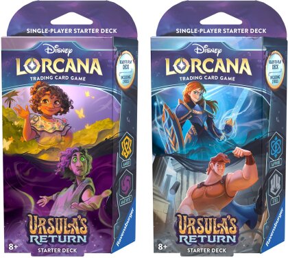 Disney Lorcana TCG: Ursula's Return - Starter Deck Display (8 Decks)