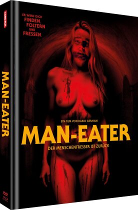 Man-Eater - Der Menschenfresser ist zurück (2022) (Cover D, Édition Limitée, Mediabook, Blu-ray + DVD)