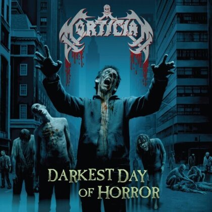 Mortician - Darkest Day Of Horror (2024 Reissue, Blue Splatter Vinyl, LP)